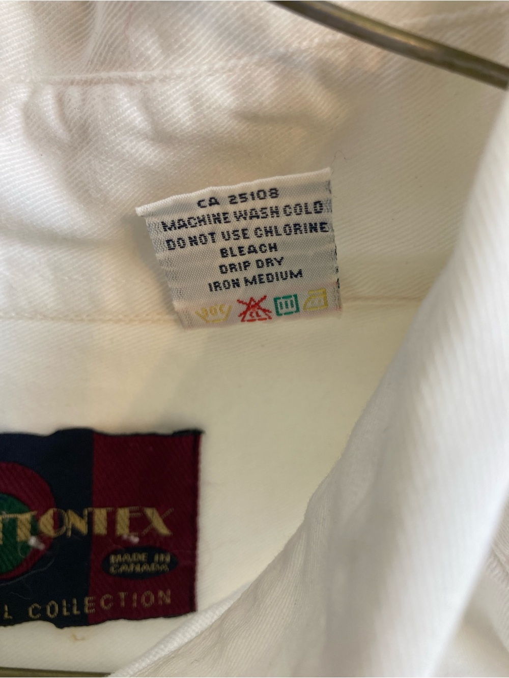 Vintage Pepsi Logo Button Down Shirt XL White Cotton Oxford Embroidered USA - Picture 8 of 16